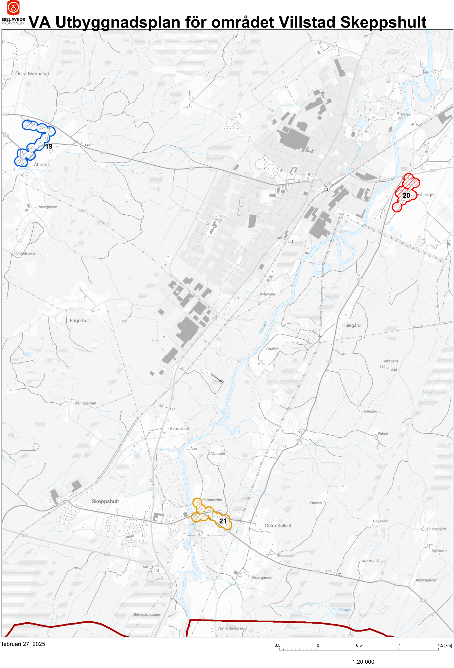 VA utbyggnadsplan Villstad Skeppshult