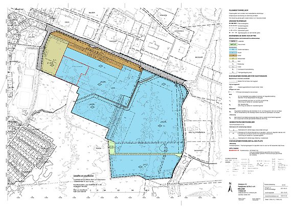 Plankarta över Gislaved Göta