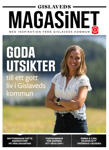 Framsidebild på Gislavedsmagasinet
