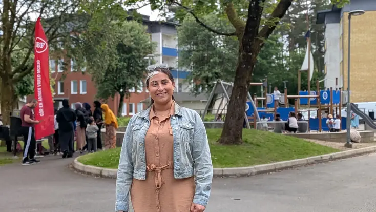 Lajal Chahrour som är enhetschef på individ- och familjeomsorgen samt funktionsstöd.