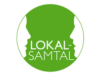 Kontur av två ansikten som pratar