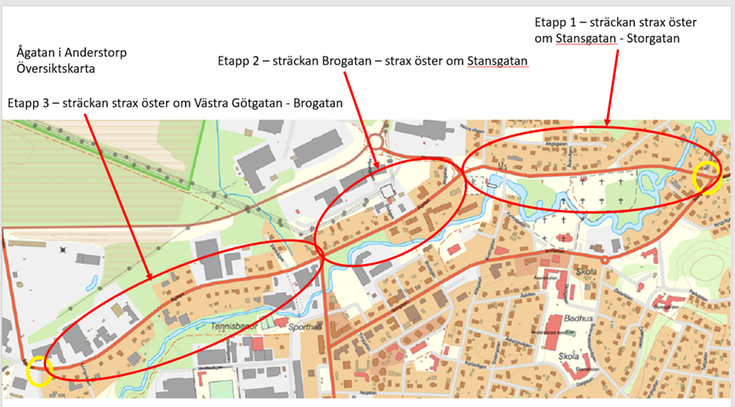 Ågatan i Anderstorp